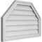 Ekena Millwork Octagonal Top Surface Mount PVC Gable Vent w/ 2"W x 1-1/2"P Brickmould Frame, 30"W x 20"H GVPOT30X2002SN - alternate 2